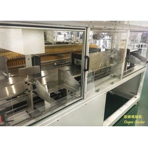 Energy Savinh Full Servo 600ppm Baby Pullup Diaper Stacker Machine