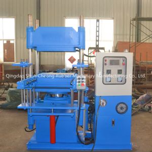 Hot Press Plate Rubber Vulcanizing Machine / Silicone Vulcanizer