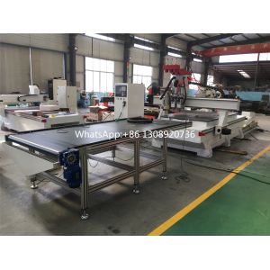 woodworking equipment auto load and unload wood processing machine