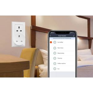 68g 220V Wifi Smart Plug Socket Remote Control US Style For Home