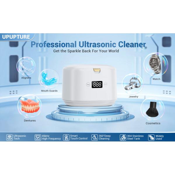 UV LED Light Ultrasonic Jewelry Cleaner