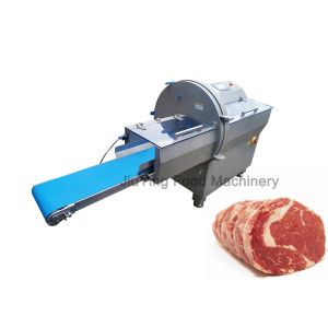 Wholesale SS Halal Industrial Meat Slicer Frozen Beef Cutting Machine from china suppliers