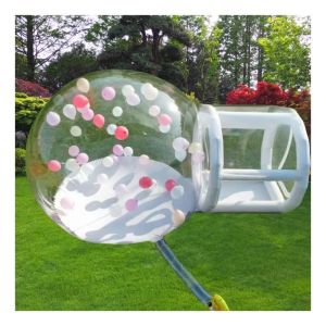 Home Entertainment Dome Bubble House with Balloon Customized Logo and Transparen