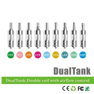 Dualtank clearomizer pyrex glass tube