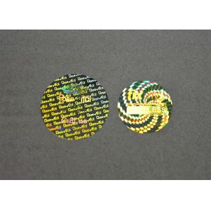 Cosmetics Box Holographic Security Stickers Genuine Transparent Holographic