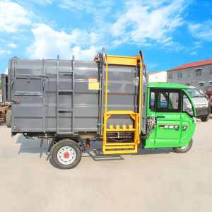 1 Ton Mini Garbage Compactor Truck Odor-free Waste Compression and Collector