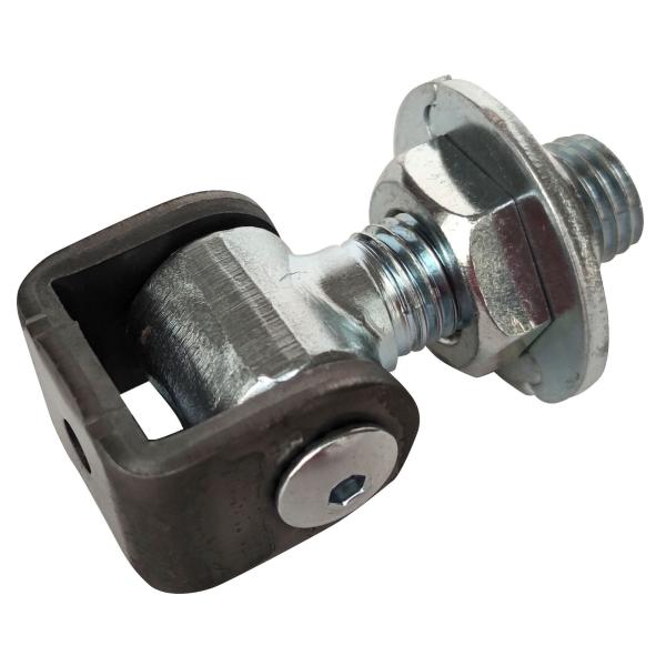 Metal Adjustable Swing Gate Hinge Hardware Heavy Duty Short Bolt With Nut Round