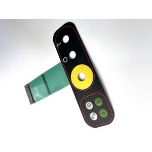 Customizable OEMsingle Button Membrane Switch Full Automatic With 3M Adhesive