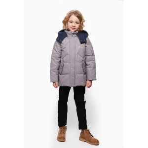 China Bilemi Baby Thick Lovely Warm Parkas Detachable Cap Down Jacket Winter Boys Downcoat Baby Suit on sale