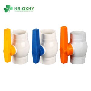 Low Temperature Water Supply Compact Design PVC Ball Valve with Socket or Thread