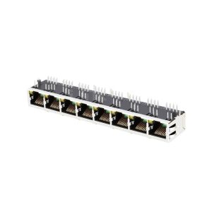 LPJ86204AENL 10/100 Base-T 1X8 Port RJ45 Female Connector