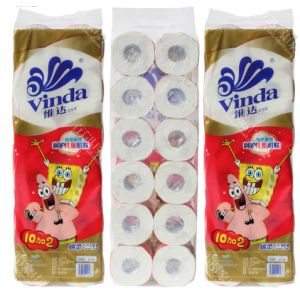 18rolls Tissue Paper Making Machine , 25bags/Min Paper Wrapping Machine