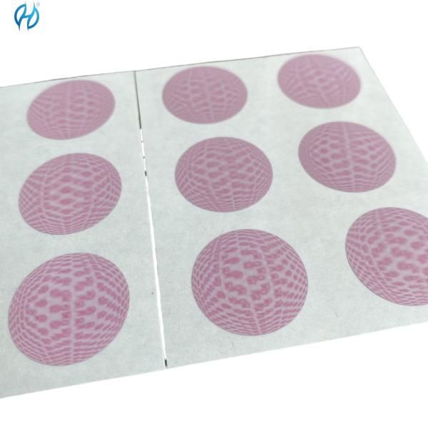 Quality Fluorescence Printing Double Layer Labels with Permanent Adhesive Type and Full Coverage for sale