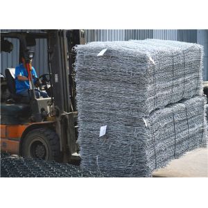 Pvc Coating Thickness 0.5mm Gabion Basket Mesh Galvanized For Slope Stabilizatio