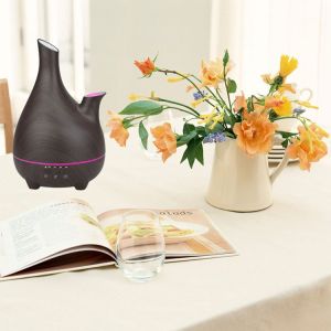 5 In 1 Ultrasonic 500ml Wood Grain Aromatherapy Diffuser