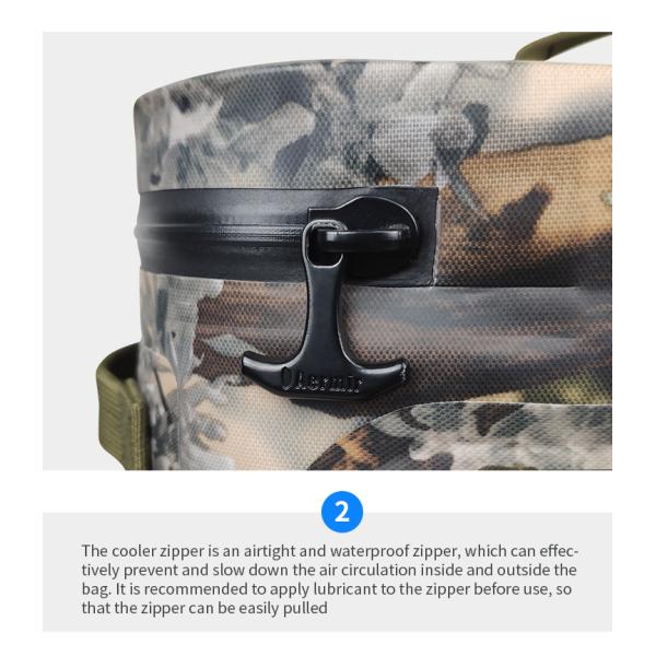Customized Soft Sided Camo Backpack Cooler For Outdoor Tent