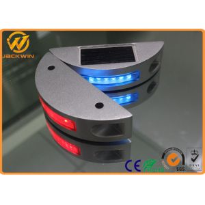 High Brightness 6 PCS LED Aluminium Road Studs With Red / Blue / Green Color ,