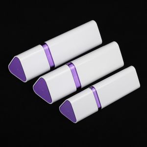 Hot Stamping Cosmetic Packaging Sets Triangular Violet Serum