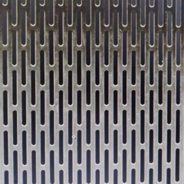 Conidur Slotted Hole Stainless Steel Perforated Metal Sheet Flexible Thin