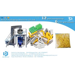 Automatic packing machine making plastic pouch customized weighing function with