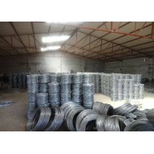 15cm PVC Coated Wire Barbed Fence For Lawn Railways