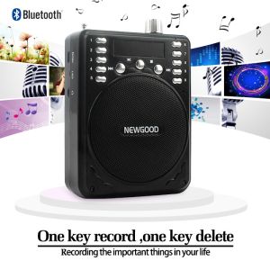 NEWGOOD Bluetooth Voice Amplifier Speaker with Wireless Headset Microphone FM