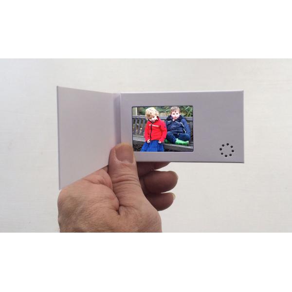 HD 5 Inch Printed Video Cards Folded Paper Product For Presentation