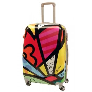 Combination Lock ODM 0.8mm Floral Print Luggage Suitcase