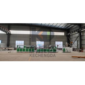 150Kg/H WPC PP Pvc Ceiling Plastic Extruder PE Wood Plastic Profile Extrusion
