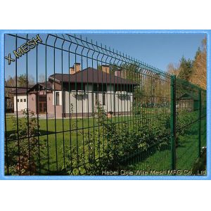 PVC Coated Security Wire Mesh Fence With 3D Curved For Farm And Cattle
