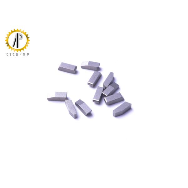 Fine Grain Size Tungsten Carbide Saw Tips For Slitting Saw Cutters Long Life