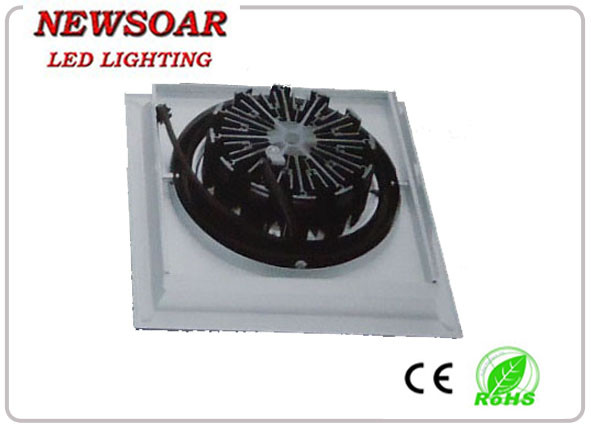 2015 new design alu led recessed downlight with single lamp, double lamps and