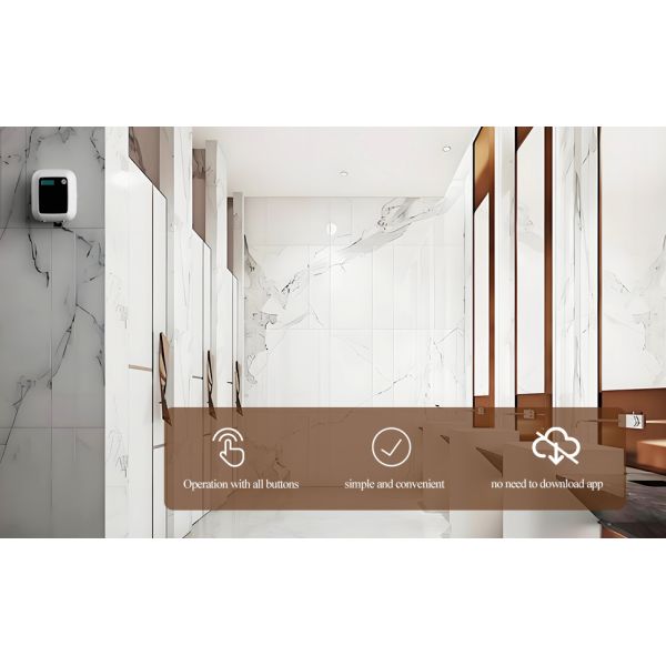 Wireless aroma diffuser control panel