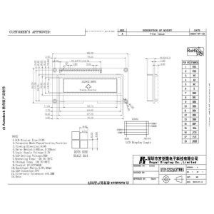 OEM ODM ST7565R Driver COG LCD MODULE With PCBA RYP13232AGFTWWN