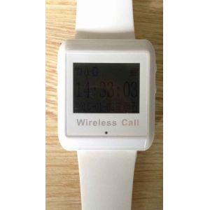 watch pager 4 colors for choose Silica gel key call button for restaurant
