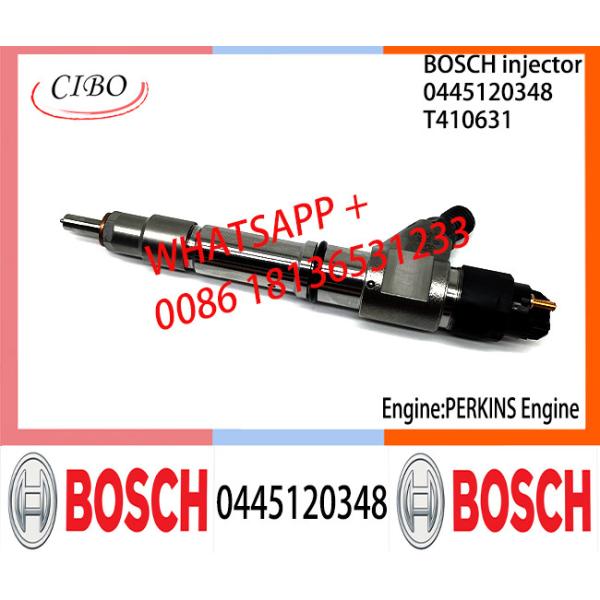 BOSCH 0445120348 Neutral Diesel Fuel Injector Assembly 0445120348 T410631 For Engine