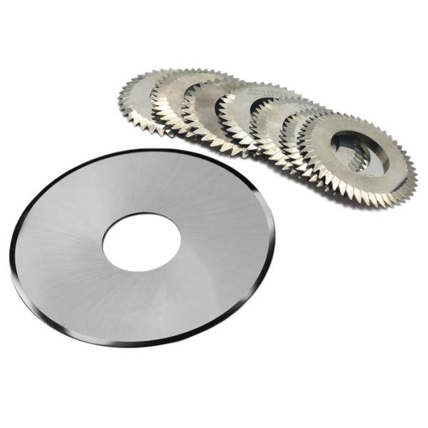 Rubber Slitting Cutting YG10X Tungsten Carbide Circular Knives