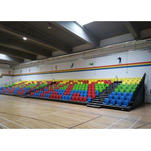 Bespoke Retractable Theater Seating / Retractable Indoor Bleachers With Riser