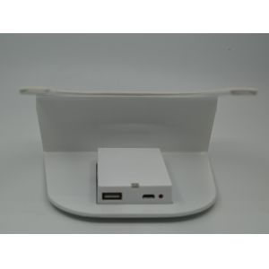 COMER Tablet secure alarm display stand with cable locking devices and charging