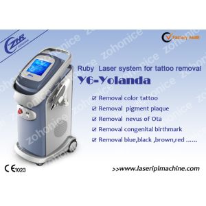 Colorful Touch Screen Laser Tattoo Removal Machine With Multi Language Interface