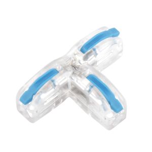 Push in terminal wire connectors T type terminal splitter One in three out