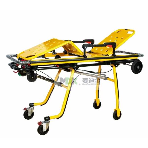 Thickened Aluminum Alloy Ambulance First Aid Stretcher With Folding Leg