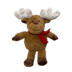 Wholesale 0.28m 11.02ft LED Plush Toy Personalised Christmas Reindeer Teddy BSCI from china suppliers