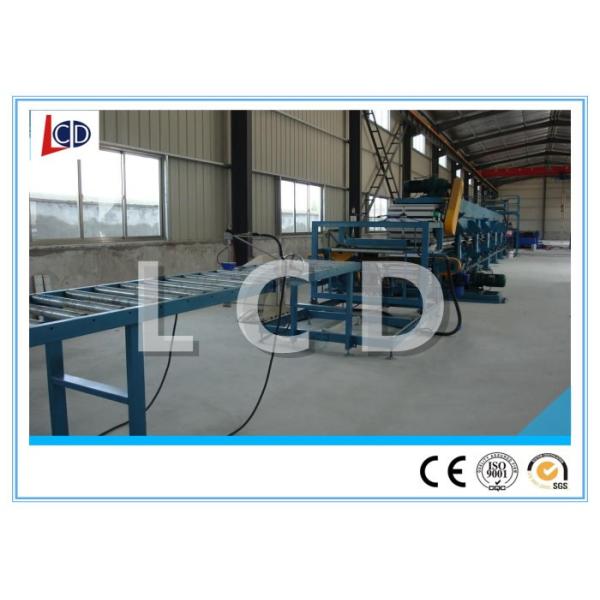 Continuous Pu Sandwich Panel Production Line , Sheet Roll Forming Machine