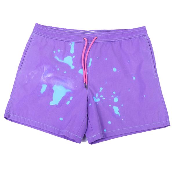 Oem Factory Manufacturer Custom Logo Skin Friendly Color Changing Swim Trunks Cool Quick Dry Board Shorts