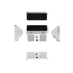 Pir Floodlight Solar Powered Hidden Camera With PIR Motion Detection 2MP WiFi IP