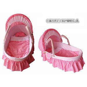 Wholesale grass corn husk baby moses basket bed with liner set vehicle-mounted at home from china suppliers
