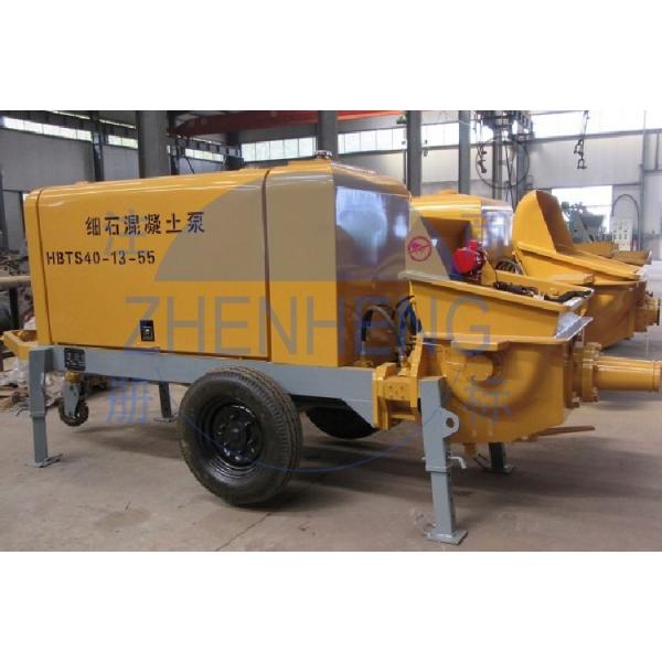 Quality Electric Concrete Pumping Machine , 5 - 20mpa Movable Concrete Piston Pump for sale