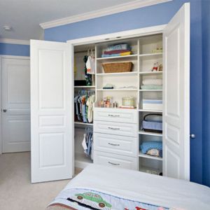 Wholesale Customize Children Wardrobe Closet in Bedroom with Home Furniture and White Wooden from china suppliers