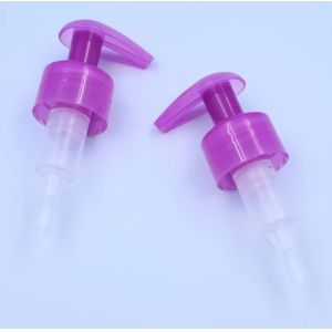 Transparent Purple Body Lotion Dispenser Pump Non Spill 1.20 - 1.50ml/T